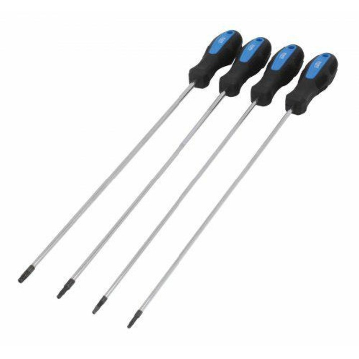 Комплект от 4 отвертки, Satra, Blue/Black