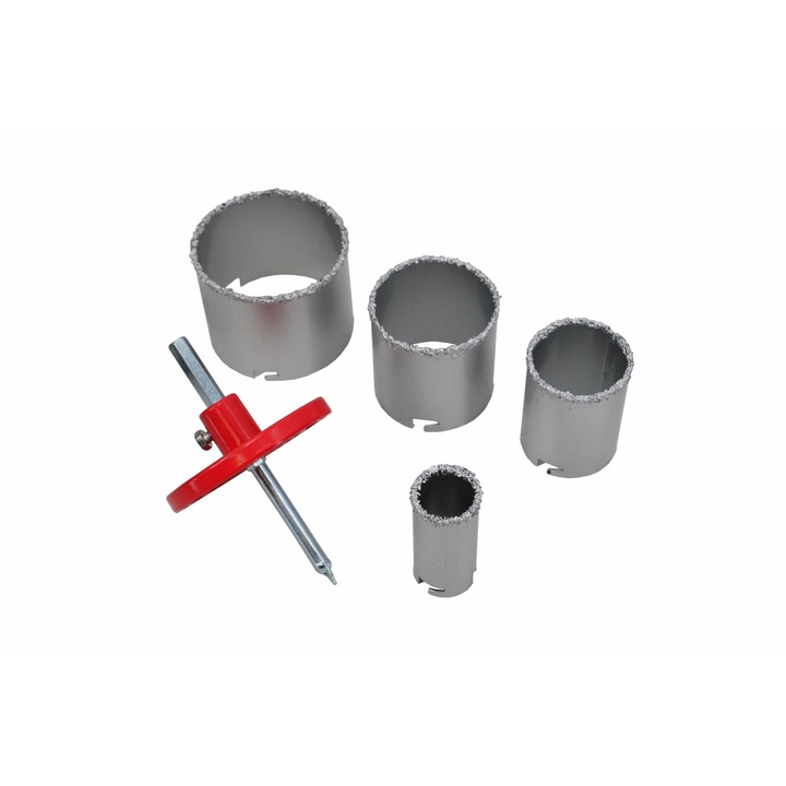 6 db fűrésztartozék készlet, AwTools, acél, 33-53-68-83 mm