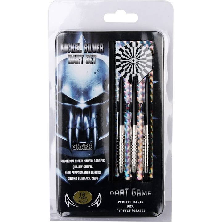 3 db-os darts készlet, Dart Game, 16g, Többszínű