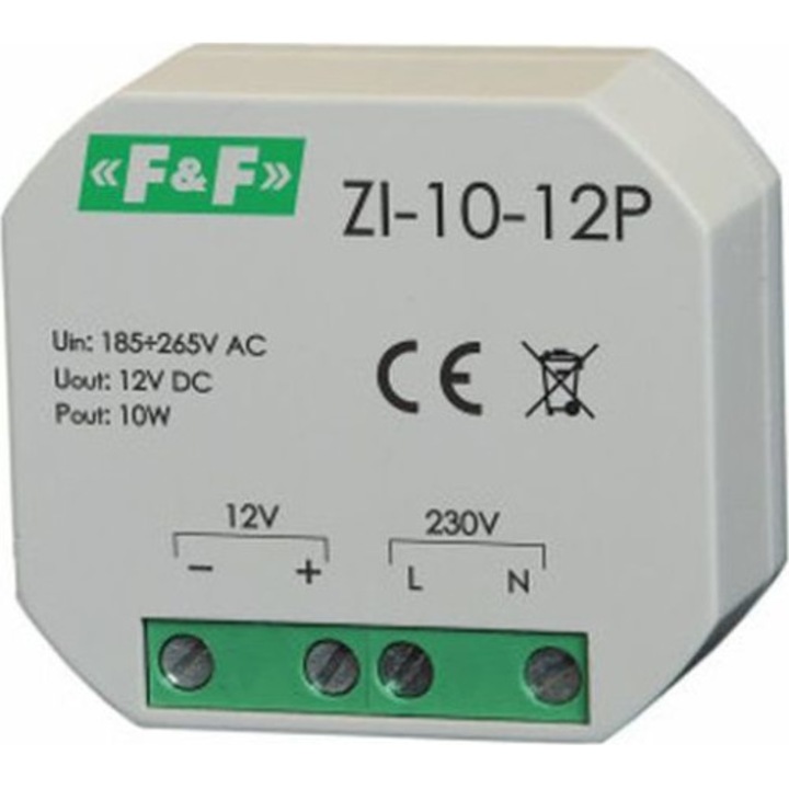 Comutator alimentare, F&F, 180-264V, Multicolor