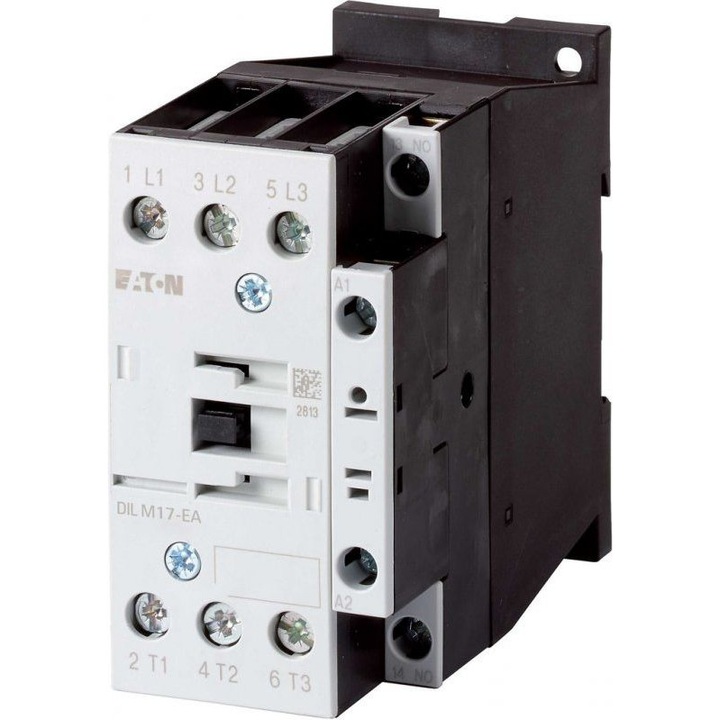 Contactor de putere, Eaton, Metal, 17A 3P 24V DC 0Z 1R DILM17-01-EA(RDC24) 189912