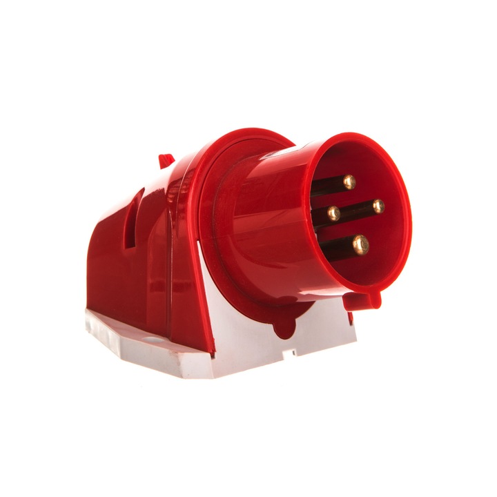 Fisa receptor de perete, BALS, 32A 4p 400V 6h IP44, Rosu