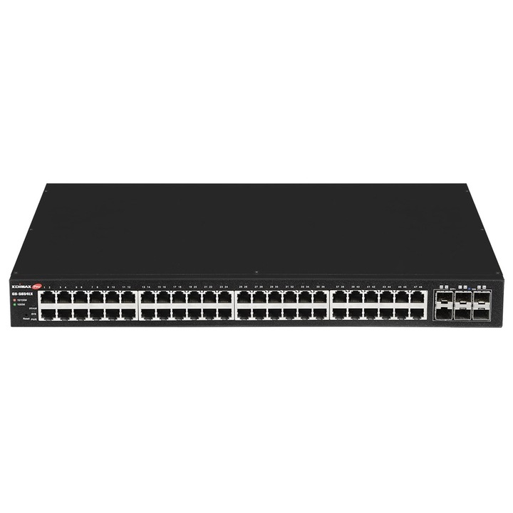 Switch, EDIMAX, 441x270x45mm, fekete, 54 port