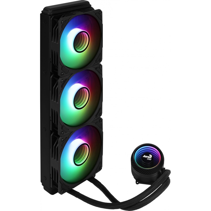 Set 3 ventilatoare PC, Aerocool, Multicolor