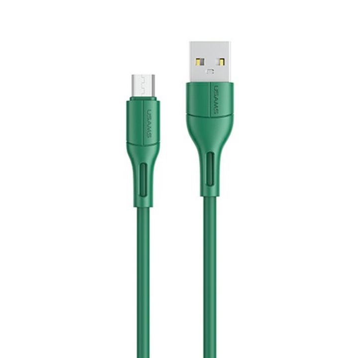 Cablu de date microUSB Usams 1m, verde