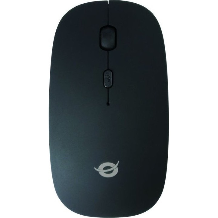 Vezeték nélküli egér, Conceptronic, 4 gomb, fekete