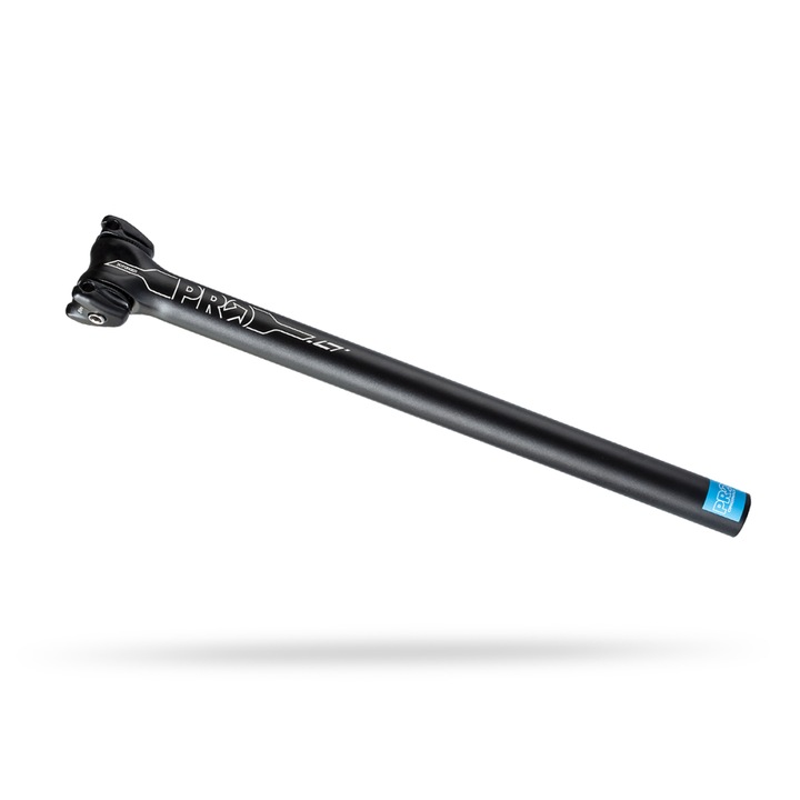 Tija pentru sa bicicleta, Pro, 31.6 mm, Aluminiu, Negru