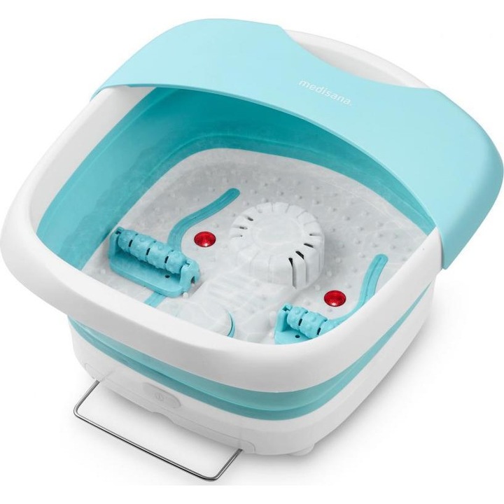 Масажор за крака Medisana Foot Spa, Син/Бял