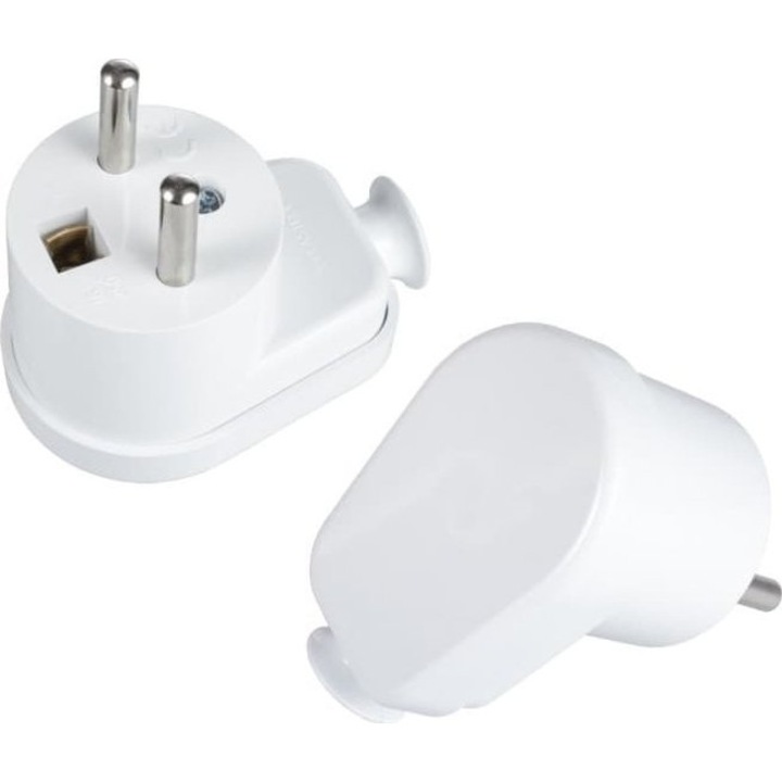 Щепсел WT-16, Montis, разглобяем, ъглов, пластмаса, IP20, бял