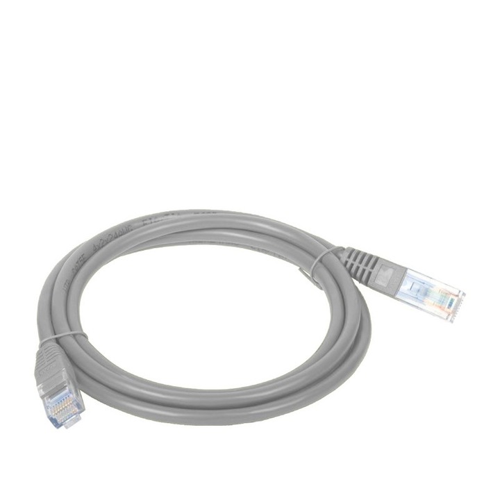Cabluri Patchcord A-LAN UTP cat.6, 0.5m, gri