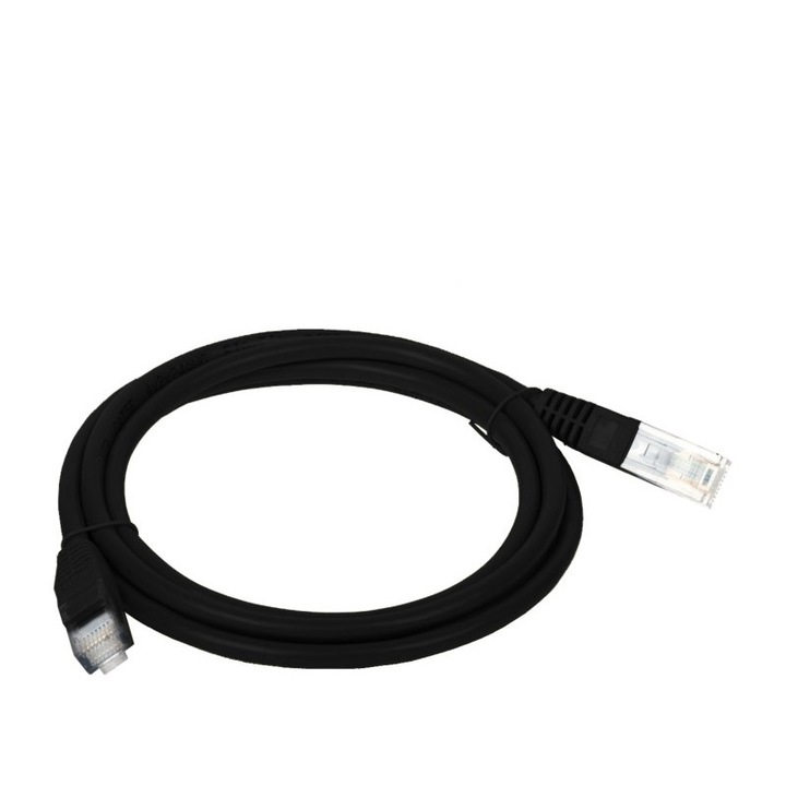 Patch-cord UTP, A-LANTEC, cat.5e, 5,0 m, Negru