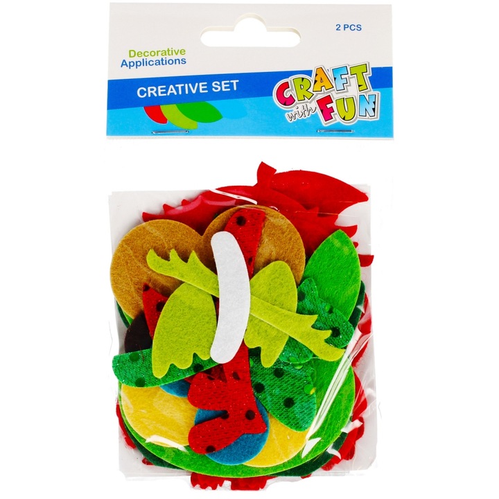 Set alimente din pasla, Craft with Fun, Multicolor