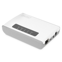 Server de imprimare Digitus DN-13024, Alb
