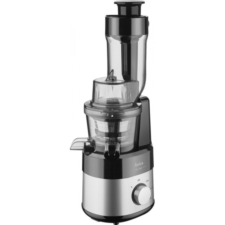 Storcator de fructe si legume DOMO, Slow Juicer Health Booster, recipient suc 0.4 litri, ideal pentru legume/fructe, parti detasabile si lavabile, capac antipicurare, accesorii incluse, alb