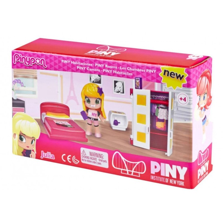 PinyPon Фигурка Град, Шпага, Стаята на Жулиета, 8 см