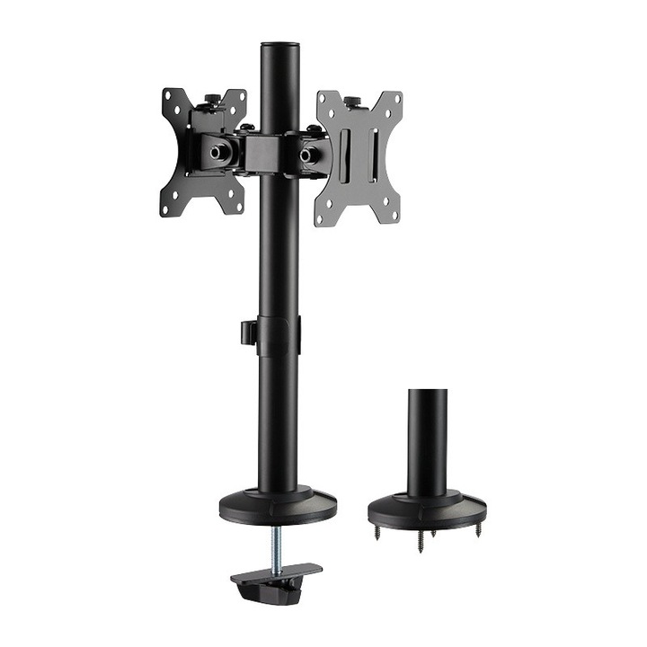 Suport monitor, LogiLink, 17/32", Negru