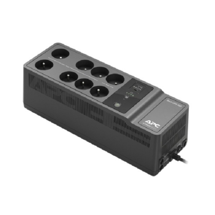 UPS без управление, APC, 850VA, 230V, USB type C, Черен