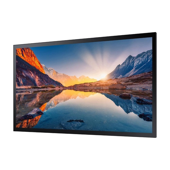 Цифров стенен информационен панел Samsung, 139,7 cm (55") Wi-Fi 500 cd/m² 4K Ultra HD, сензорен екран, черен