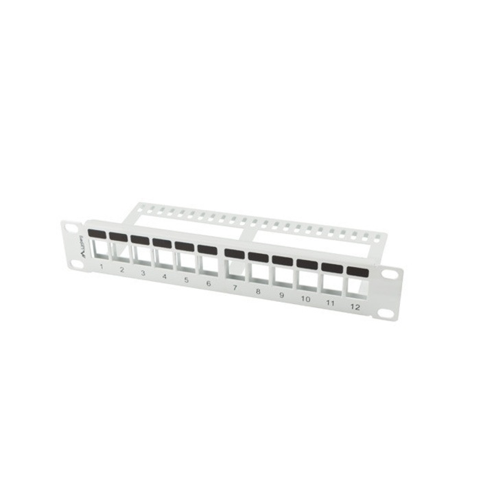 Patch panel Lanberg PPKS-9112-S, Alb