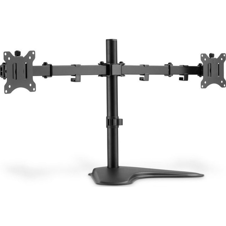 Suport ecran, Dignitus, Negru, 2xLCD, 32'', 2x8kg