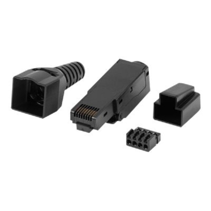 Мрежов конектор Lanberg RJ45, cat.6 UTP, монтаж без инструменти, регулируем 6-9 mm