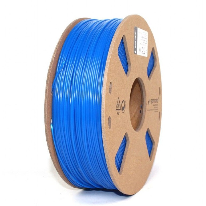 Gembird 3DP-ABS1.75-01-B ABS Filament Blue 1,75mm 1kg, 256486, Nyomtató kellék