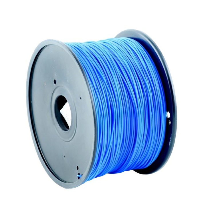 Filament 3D, Gembird, ABS, Diametru 1.75 mm, 1 kg/bobina, Albastru