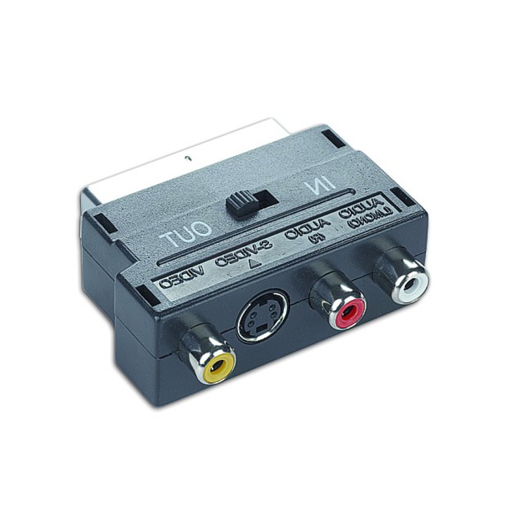 Kétirányú adapter, Gembird, SCART, RCA, S-VIDEO