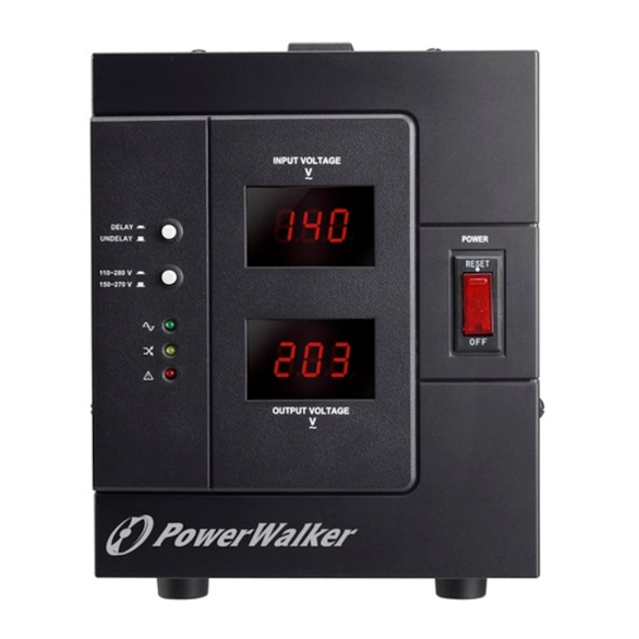 Stabilizator de tensiune AVR Power Walker 230V, 3000VA PL OUT, Terminal IN/OUT