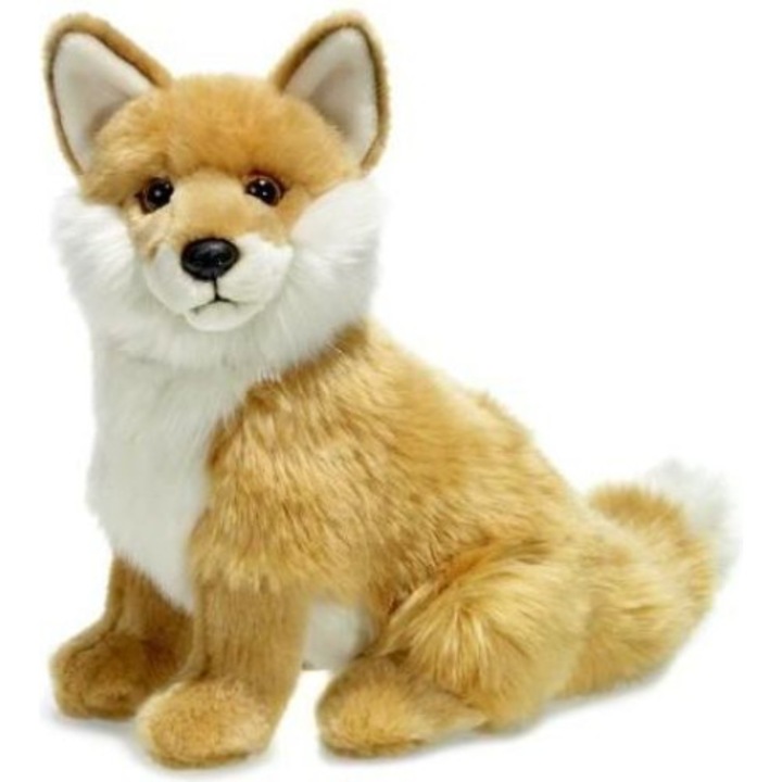 Плюшена лисица, WWF, 23 см, оранжево/бяло