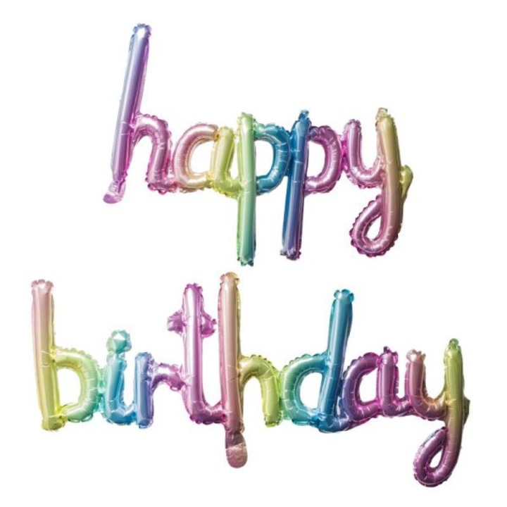 2 db "Boldog születésnapot" lufi szett, MK Trade, Többszínű