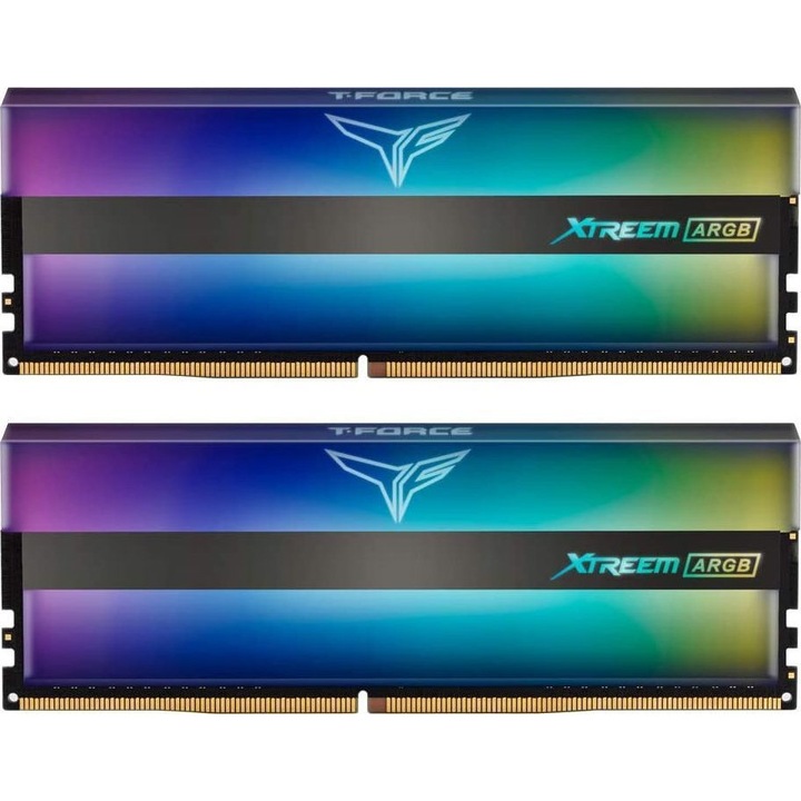 Комплект 2 RAM памети, Team Group, 32 GB, Многоцветни