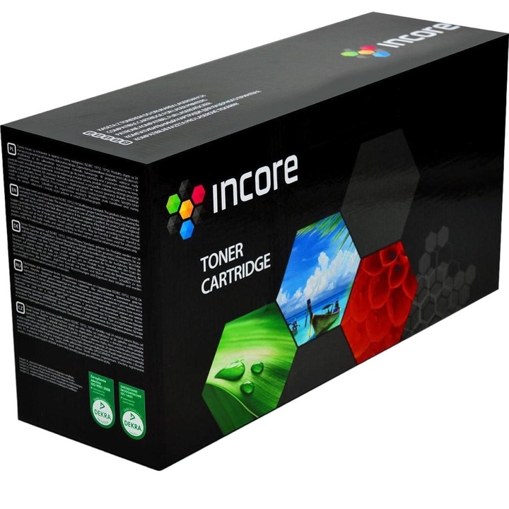 Toner imprimanta laser, Incore, Tip Cilindru, Negru
