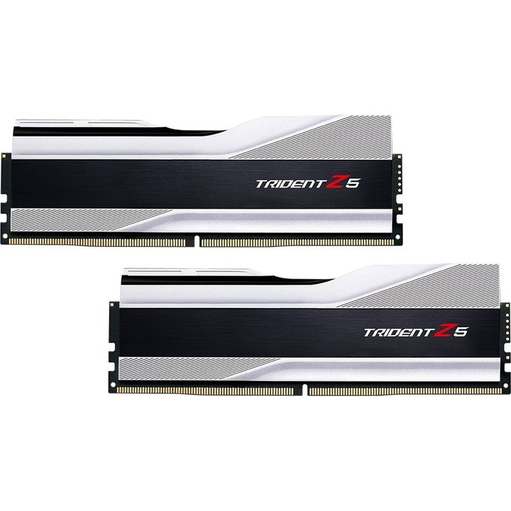 Set 2 memorii RAM, G.Skill, 32 GB, Negru/Argintiu
