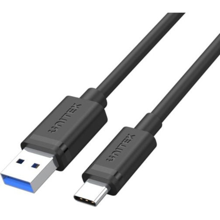 Cablu de date, Unitek, USB 3.1 tip A to tip C, 5 m, Negru