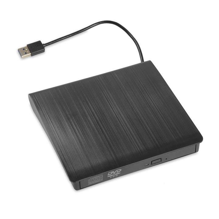 IBox IED02 Slim DVD-Reader Black BOX, 254690, Optikai Meghajtó