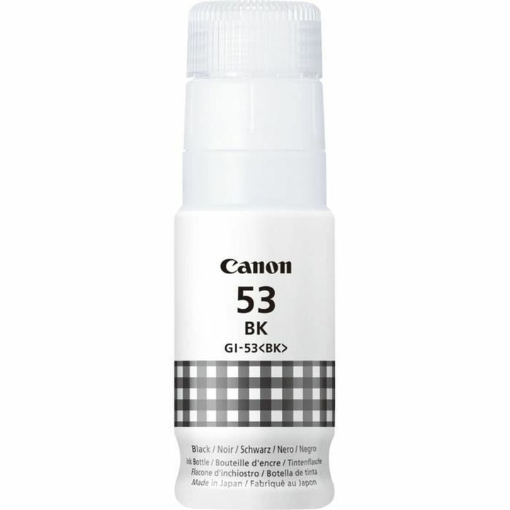 Cartus imprimanta inkjet GI-53, Canon, Compatibil cu Pixma G550/G650 Megatank, Negru