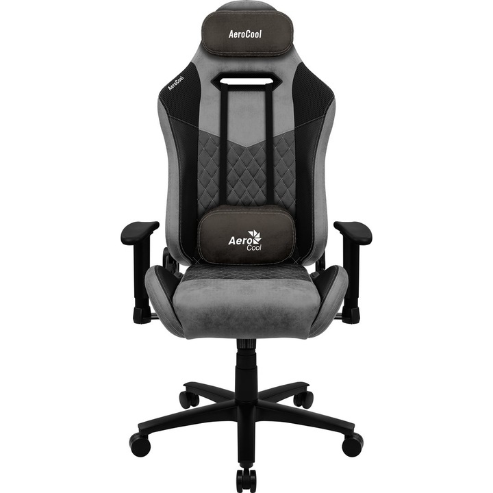 Aerocool DUKE AeroSuede Univerzális Fekete, Szürke gamer szék