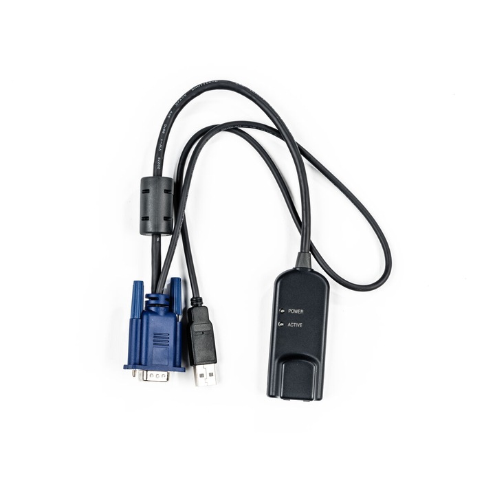 Adapter VGA-hoz, USB billentyűzet, egér. Támogatja a virtuális környezeteket, a CAC-t és az USB 2.0-t. Minden MPU eszközzel használható, AV3108 és AV3216.