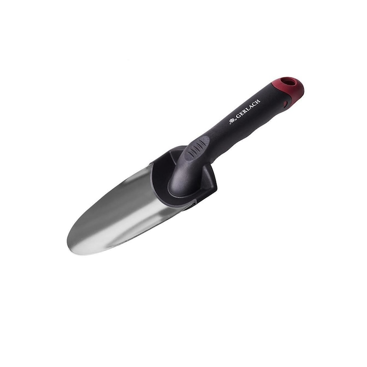 Kerti lapát, Gerlach, Rozsdamentes acél, Fekete/Ezüst