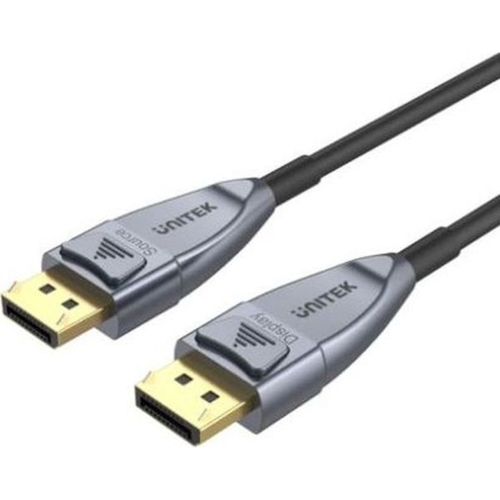 Cablu AOC 8K, Unitek, 10m, Negru