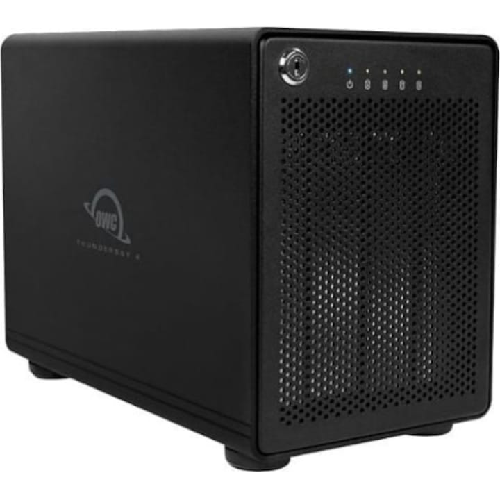 Carcasa RAID Thunderbolt 3, OWC, ThunderBay 4 cu 4 locuri, Negru