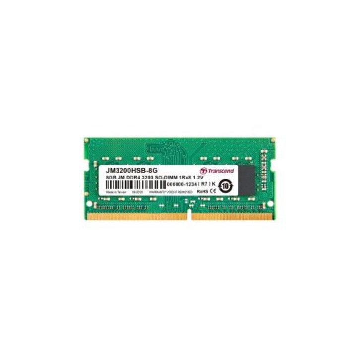 SODIMM Transcend JM 8GB, DDR4-3200MHz, CL22