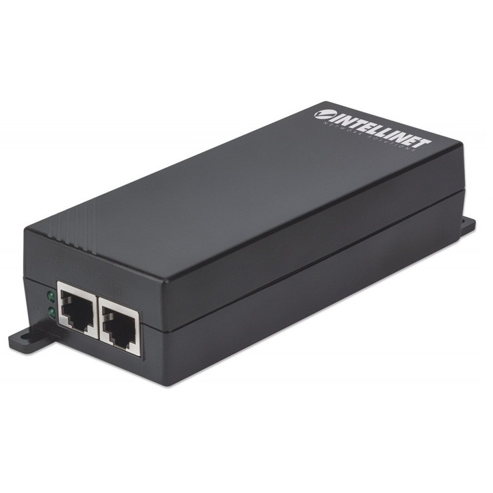 Инжектор Intellinet, PoE+ Gigabit, 30W, 100 m