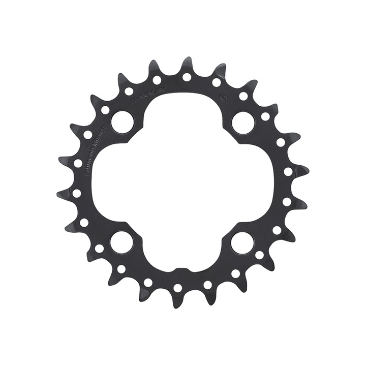 Kerékpár első lánckerék, Shimano, SLX FC-M660, 22T, Fekete