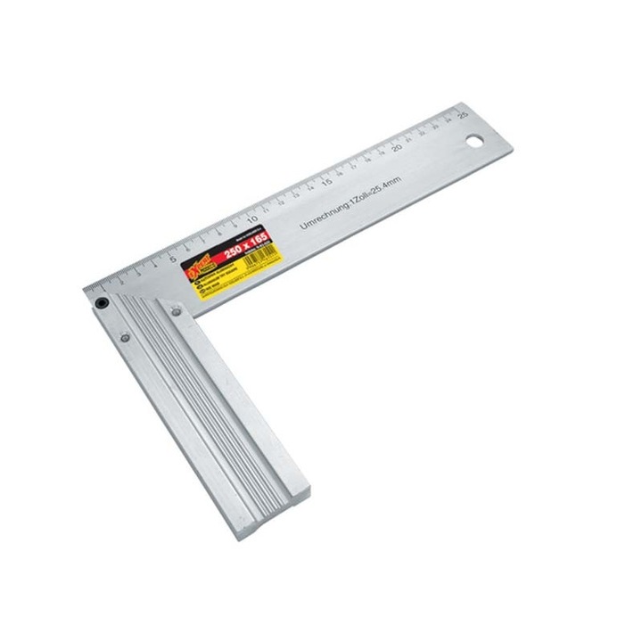 Unghi aluminiu, Modeco, 195x350mm