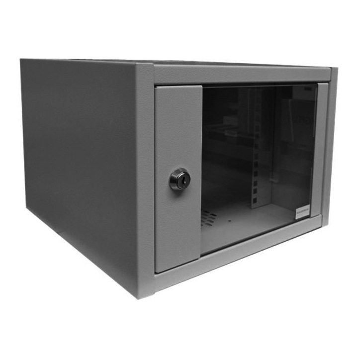 Cutie metalica suspendata pentru montare ventilator, Assmann, 4.3 kg, Gri
