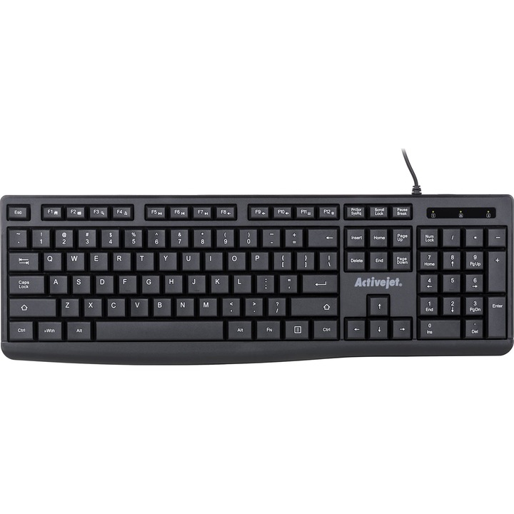 Клавиатура standard ActiveJet, Черен