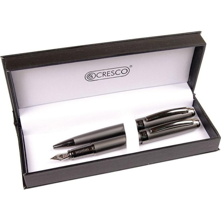 Set stilou si pix, Cresco, Multicolor