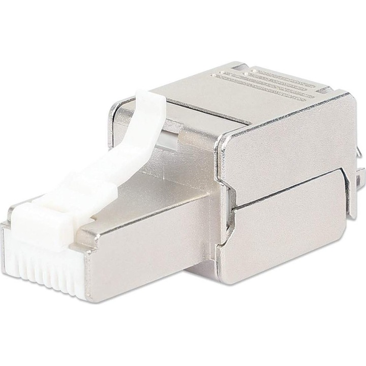 Intellinet Fisa modulara RJ45 cu autoblocare Cat6 10G, STP